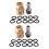 2X Pressure Washer Adapter Set,1/4 Inch Quick Disconnect Kit with 20 Pack O-Ring.5000 Psi 1