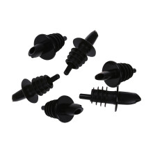 SODIAL(R) 6pcs Kunststoff freien Geist Schnaps Flasche Ausgiesser Bar Wein Cocktails