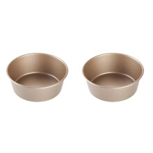 2Pcs Hamburger Mold Circle Stencil Stainless Steel Saucepan Sphere Cake Pan Toaster Oven Pans Pizza Kits Baking