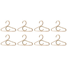 8Pcs Rattan Clothes Hanger Nordic Style Kids Garments Rack Children Hanger Kids Room Decor Hangers for Clothes