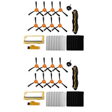 36 Pcs Escova Lateral Escova Principal Cobertura da Estrutura Do RodíZio Filtro para DEEBOT 600 601 605 710 N79 N79S Aspirador de Pó Peças de
