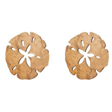 2X Wanddekoration, Sanddollar, Wanddekoration, Holz, Rund, Sanddollar, Wandkunst, Outdoor-Stranddekoration, Hängedekoration, S