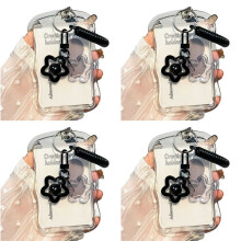 4X Photocard Holder Transparent Card Holder Keychain Photo Sleeves Bus Card Student Card Case Photo Protector