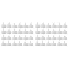 48X Flameless Electric Candle Lights LED Battery Powered Warm Light Wishing Lights Atmosphere Decoration Prop Lights