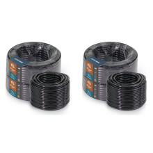 2X Garden Black PE Hose OD-12mm Drip Irrigation Pipe 9/12mm Watering Tube for Spout System Sprinkler Fittings