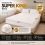 (Fleece, Super King) Homefront Heated Electric Blanket Machine Washable 2