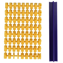 Alphabet Letter Number Cookie Press Stamp Embosser Round Cutter Stencil Tools Fondant DIY Tool Cookie Decorations