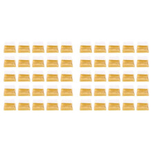 200Pcs Plastic Cake Box Square Mooncake Dome Cake Boxes Golden Christmas Festival Wedding Birthday Packing Box