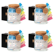 4X Bible Verses in A Jar,Read Me When Bible Verses Jar for Emotions and Feelings,with Coloring A