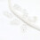 Packung mit 10 eleganten Perlenhaltern in-14k echtes Gold 10