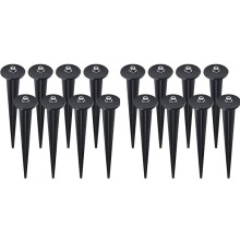 16pcs Light Stake Flood Lights Outdoor Lights Ground Flood Lights Outdoor Stake Garden Lamp Flood Lights