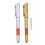 Metallischer Textmarker, wasserfester Farbmarker auf-Silber 4