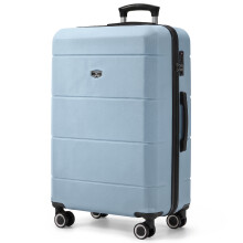 LUGG Jetset 28 Inch Large Suitcase Lightweight Hard Shell Luggage with TSA Lock Water-Resistant & ABS Spinner Suitcase, Slate Blue