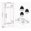 Seconique Dakota 2 Door 1 Drawer Mirrored Wardrobe Dark Grey 10