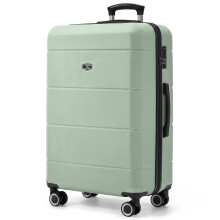 LUGG Jetset 28 Inch Large Suitcase Lightweight Hard Shell Luggage with TSA Lock Water-Resistant & ABS Spinner Suitcase, Sage Green