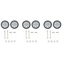 10x Acessórios de Bagagem Rodas Rolos da Polia da Mala de Viagem da Roda de SilêNcio Reparo de Peças Resistentes Ao Desgaste 60X12mm