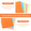 6Sets Herbruikbare Multikleurige Indexdivider Voor School En Thuis 4