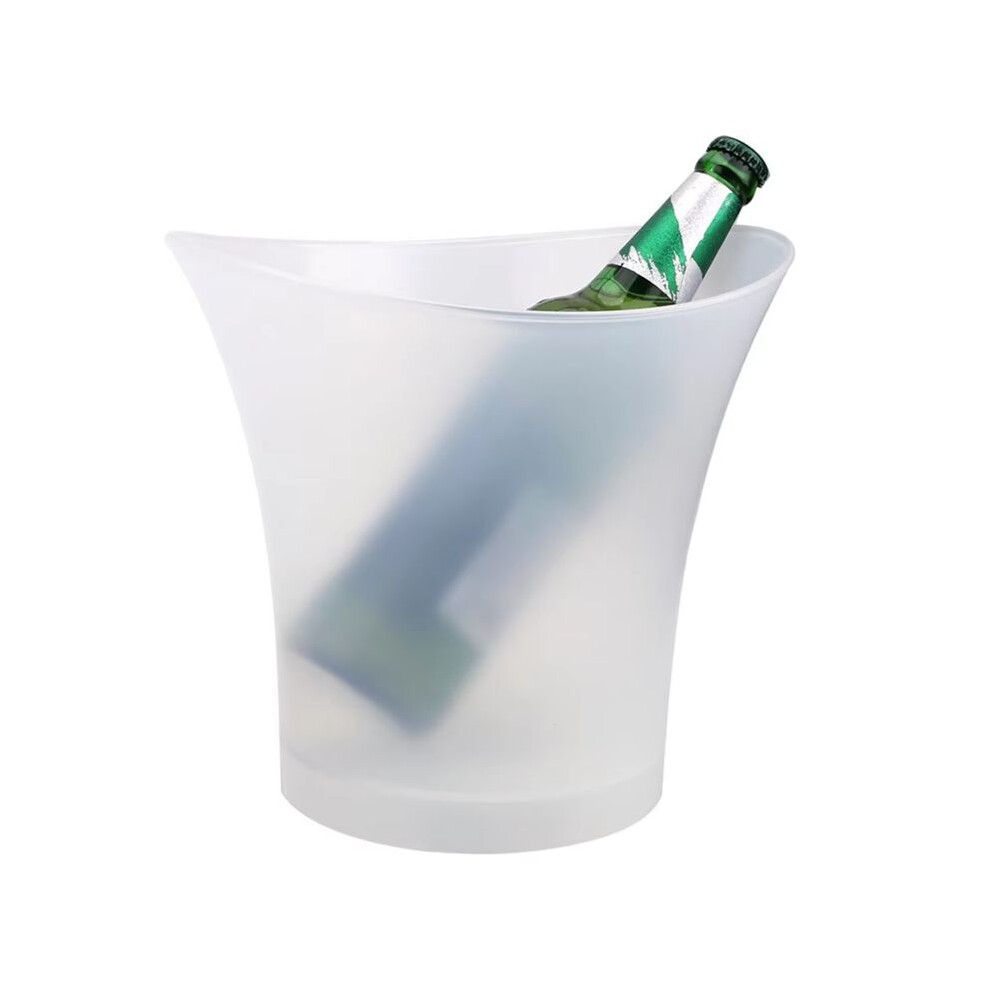 5L Waterproof Plastic LED Ice Bucket, Bars Nightclubs LED Light  Champagne Beer Bucket (Color Changing)-image-OPC-PWRMJT2-NEW