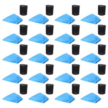 20X Sacos de Filtro Têxtil Filtro de Espuma úmida e Seca para MV1 WD1 WD2 WD3 Aspirador de Pó Saco de Filtro Peças de Aspirador de Pó