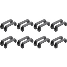 Cabinet Drawer Door Plastic Handle Pull Knob 120mm 4.7 Inch 16 Pcs