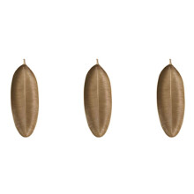3X Nordic Decorative Tray Gold Leaves Shape Serving Tray Jewelry Pallet Fruit Snack Dish Table Storage Organizer (Small)