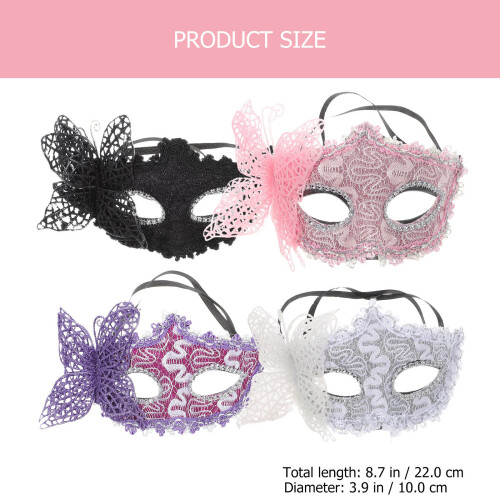 4St Dames Masquerade Maskers Party Accessoires 1