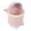 3X  Cute Desktop Trash Desktop Con Coperchio  Paper Flip Plastic Trash Can 4