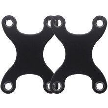2St Draagbare Zwarte Aluminium Gasket Skateboard Onderhoud