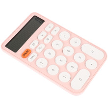 Roze Draagbare Calculator Voor Studenten, Compact En Schattig
