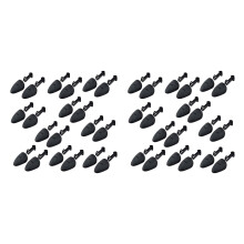 20 Pair Durable Form Plastic Shoe Tree Practical Boot Shoe Stretcher Black