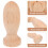 10St Peg Dolls Onbeschilderd Kinderkunst Hobbyset 6