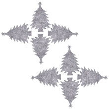 8St Kerst Bestekhoes Xmas Boom Voor Diner Decoratie