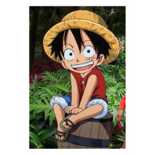 Kits de Peinture au Diamant Bricolage pour Adultes, Kit de Peintures en Strass en Cristal de Forage Complet pour la DéCoration de la Maison One Piece