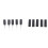 200Pcs / Lot 2Ml Black Plastic Perfume Spray Bottle Sample Spray Sprayer Atomizer Perfume Bottle 6