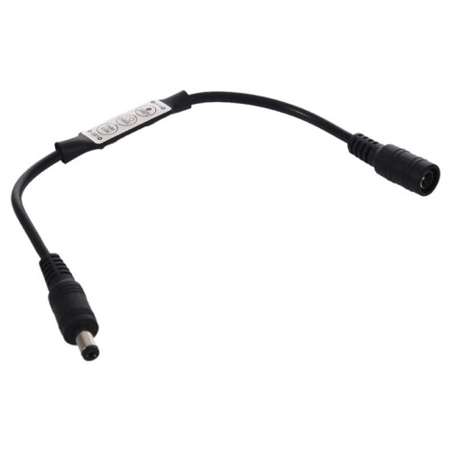 20X Low-Profile Inline Controller  3 Key Dimmer  for LED Strip Light Black 2