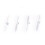 4 witte rotorbladen / voor , , 1