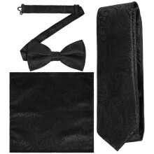 Elegant Zwart Strikje Met En Stropdas Bruiloften