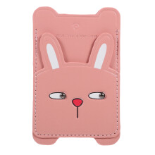 Roze Telefoon Kaart Wallet Van PU, En Lichtgewicht