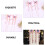 2St Roze Barrettes Voor Met Kwastversiering 6