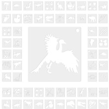 60St Delicate Pet Spray Sjablonen Dierenthema Voor Creatieve Klussen