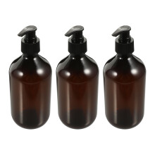 3St Pet Lotionpomp Dispenser Voor Shampoo & Herbruikbaar Bruin