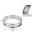60 Pack 4 Polegadas Double Rolled English Muffin Rings, AçO InoxidáVel Crumpet Rings, Tart Rings, Round 7