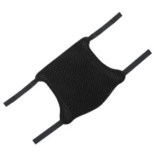1X Comfortabele Motorbike Seat Cover Zwart Ademend En Stevig Nylon