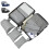 7St Reisorganizer Packing Cubes Set Zwart Multifunctionele Opbergtas 1