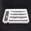 Large Gray Silverware Tray Fork Collection Container 5 Compartments Soft-Grip Lining Plastic Cutlery Storage Box for Tableware 3