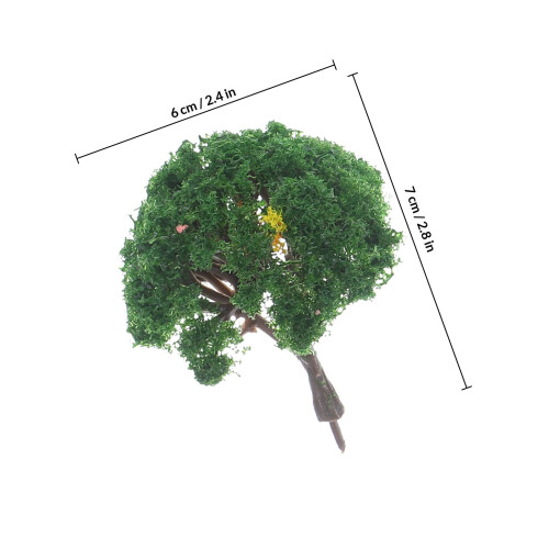 8St Mini Model PVC Voor Micro Landschap En Speelgoeddecor 1