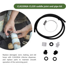 CLX220GA CL220 Saddle Fitting&Tubing Kit Compatible for Chlorine Feeders SPX1700FG Pool Pump Drain Plug