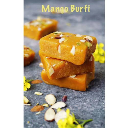 (Mango Burfi 300g) Indian Sweets (Mithai) 1
