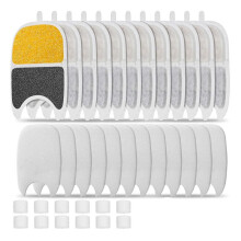 Filter för Kattvattenfontäner, Byte Av Fontänfilter för Husdjur Som Är Kompatibla med 135 Fl Oz Cat Water Fountain 12 Set