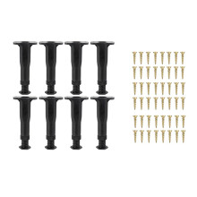 8 Stuks Verstelbare Bedondersteuningspoten 5,9 Tot 11 Inch Bedframe-Ondersteuningspoten voor Bedlatten Bedpoten Vervangend Bedframe